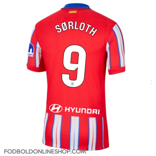 Atletico Madrid Alexander Sorloth #9 Hjemmebanetrøje 2024-25 Kortærmet